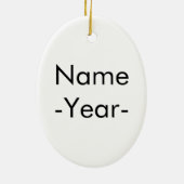 Ornement en métal verni à ongles (Dos)