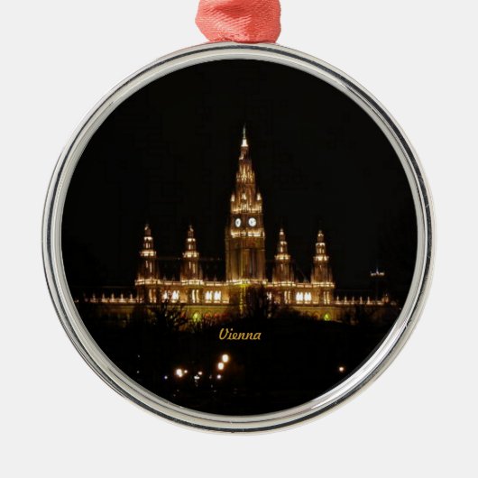 Ornement En Métal Vienne la nuit (Devant)