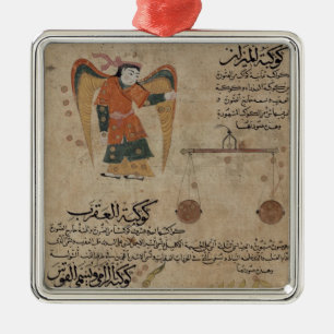 Ornement En Métal Vierge, Balance et Scorpion