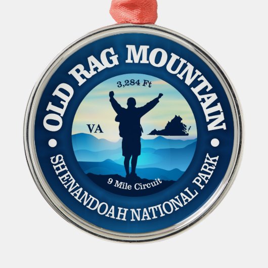 Ornement En Métal Vieux Rag Mountain (V) (Devant)