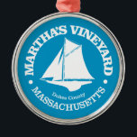 Ornement En Métal Vignoble de Martha (sloop)<br><div class="desc">Vignoble de Martha,  Massachusetts.</div>