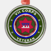 Ornement En Métal VIIe Corps blindé - Garde Noël (Devant)