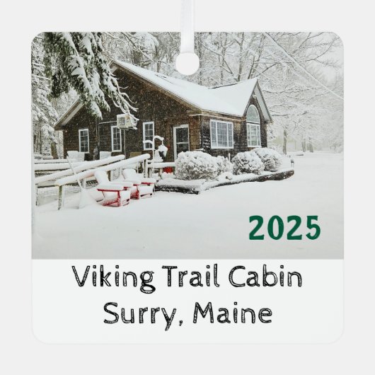 Ornement En Métal Viking Trail Christmas Ornament (Recto)