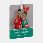 Ornement En Métal Vilain Champions de Noël Photo (Avant droite)