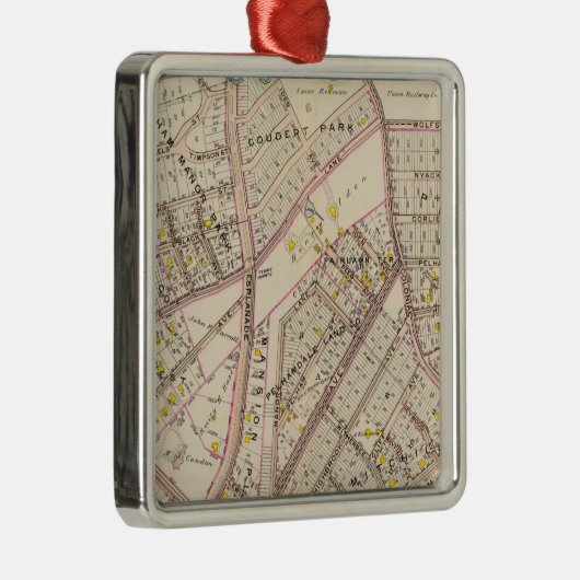 Ornement En Métal Ville de Pelham, New York (Droite)