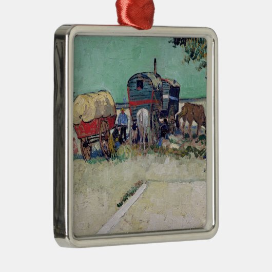 Ornement En Métal Vincent van Gogh | les caravanes, campement gitan (Droite)