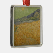 Ornement En Métal Vincent van Gogh| Wheatfield with Reaper, 1889 (Droite)