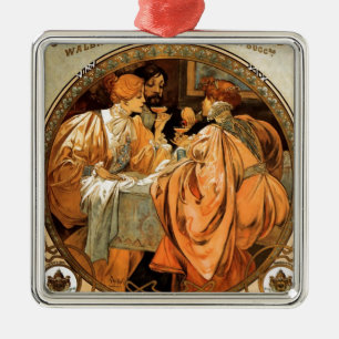 Ornement En Métal Vintage Heidsieck & Co Monopoles Reims Wine