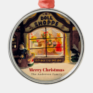 Ornement En Métal Vintage magasin de poupées de l'époque victorienne