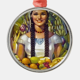 Ornement En Métal Vintage Mexique Travel Tourisme Publicité