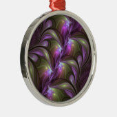 Ornement En Métal Violet Abstrait violet violet kaki fractal (Droite)