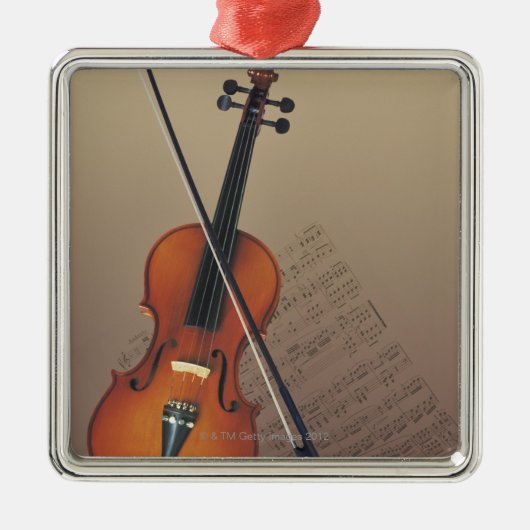 Ornement En Métal Violon (Devant)