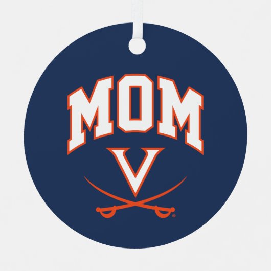 Ornement En Métal Virginia Cavaliers Maman (Recto)