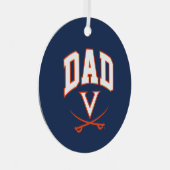 Ornement En Métal Virginia Cavaliers Papa (Avant droite)