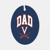 Ornement En Métal Virginia Cavaliers Papa (Avant gauche)