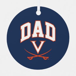 Ornement En Métal Virginia Cavaliers Papa