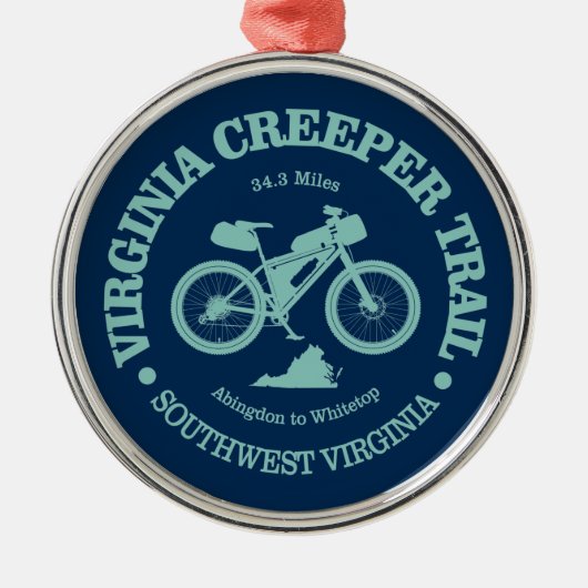 Ornement En Métal Virginia Creeper Trail (MB) (Devant)