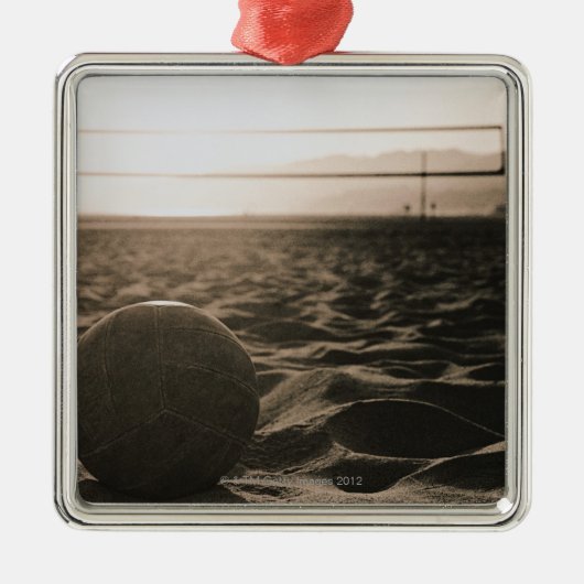 Ornement En Métal Volleyball dans le sable (Devant)