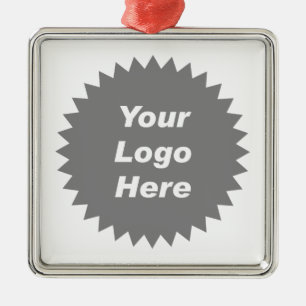Ornement En Métal Votre logo commercial ici promo
