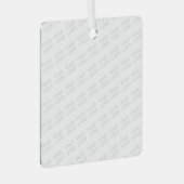 Ornement En Métal Votre logo s'allège automatiquement et se répète (Avant droite)