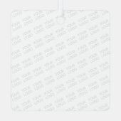 Ornement En Métal Votre logo s'allège automatiquement et se répète (Verso)