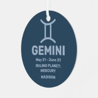 VOTRE nom et photo SIGNE Zodiaque Gemini