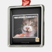 Ornement En Métal Votre offre satisfait Kitty (Gauche)