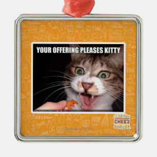Ornement En Métal Votre offre satisfait Kitty