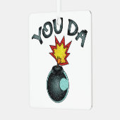 Ornement En Métal Vous Avez Bombe De Parties scintillant (Avant gauche)