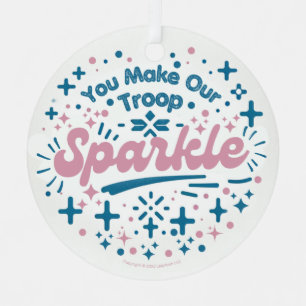 Ornement En Métal Vous faites notre troupe Sparkle