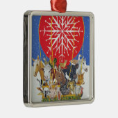 Ornement En Métal Voyage de Noël (Droite)