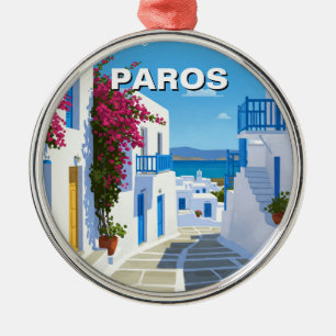 Ornement En Métal Voyage sur l'île de Paros en Grèce