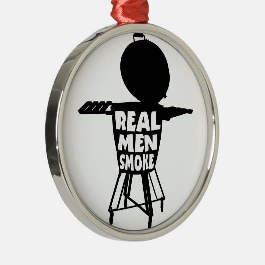 ORNEMENT EN MÉTAL VRAI HOMME FUMÉE (Droite)