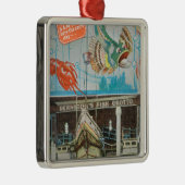 Ornement En Métal Vue de la grotte des poissons de Bernstein avec (Droite)