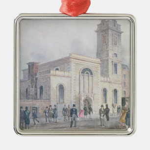 Ornement En Métal Vue de l'église de St Bartholomew