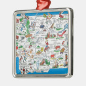 Ornement En Métal Vue de l'état avec des bandes dessinées, taches (Gauche)