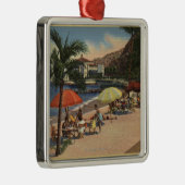 Ornement En Métal Vue de plage devant St Catherine d'hôtel (Droite)