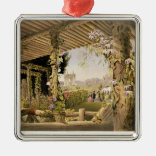 Ornement En Métal Vue de Seat rustique, Shrublands, 'du G