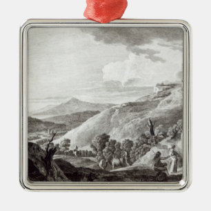 Ornement En Métal Vue de Tarquinia et de Corneto