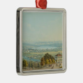 Ornement En Métal Vue de Zurich, c.1840 (la semaine) (Droite)