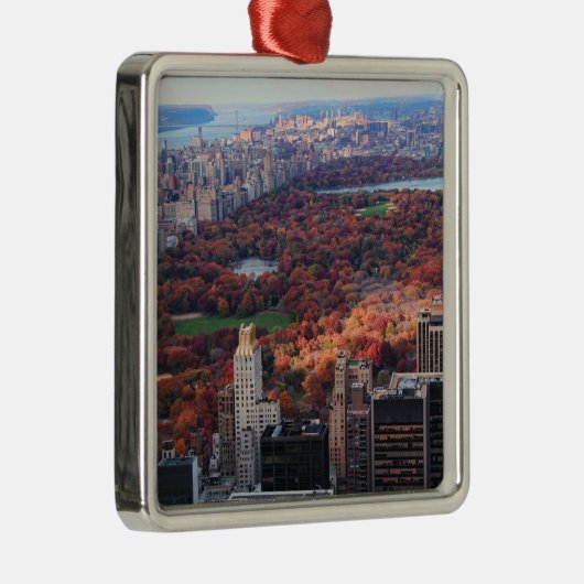 Ornement En Métal Vue d'en haut : Automne à Central Park 01 (Droite)