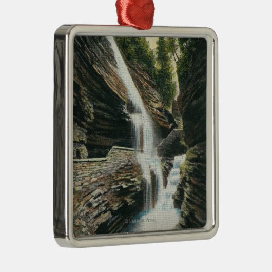 Ornement En Métal Vue des automnes d'arc-en-ciel (Droite)