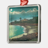 Ornement En Métal Vue éclairée par la lune du Vue de l'EauSanta (Gauche)