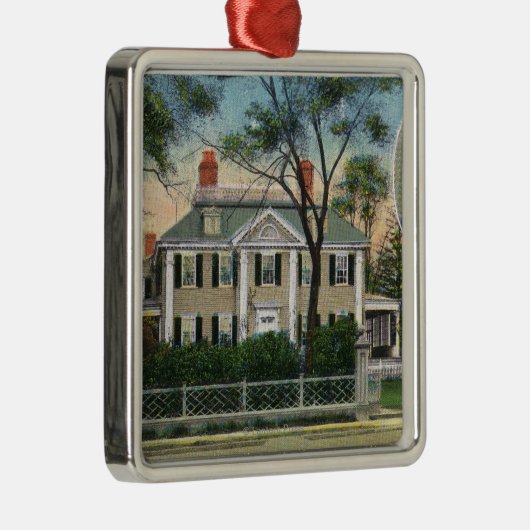 Ornement En Métal Vue extérieure de la maison de Longfellow (Droite)