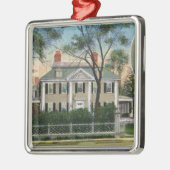 Ornement En Métal Vue extérieure de la maison de Longfellow (Gauche)