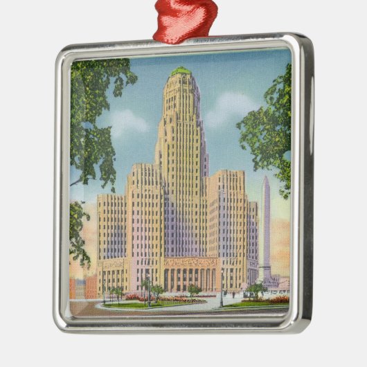 Ornement En Métal Vue extérieure de ville hôtel et McKinley (Gauche)