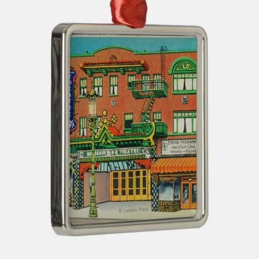 Ornement En Métal Vue extérieure du théâtre de mandarine, (Droite)