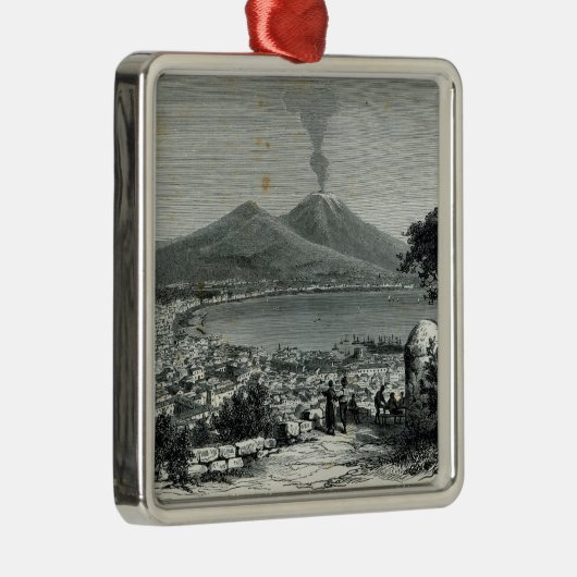Ornement En Métal Vue générale de Naples (Droite)