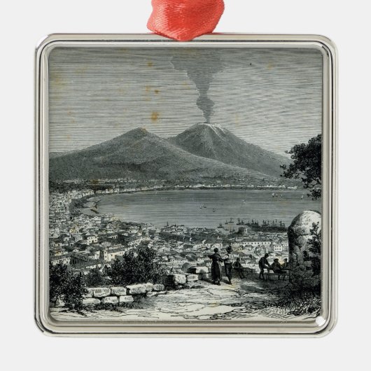 Ornement En Métal Vue générale de Naples (Devant)