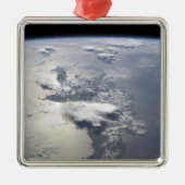 Ornement En Métal Vue panoramique sur l'île d'Hispaniola (Devant)